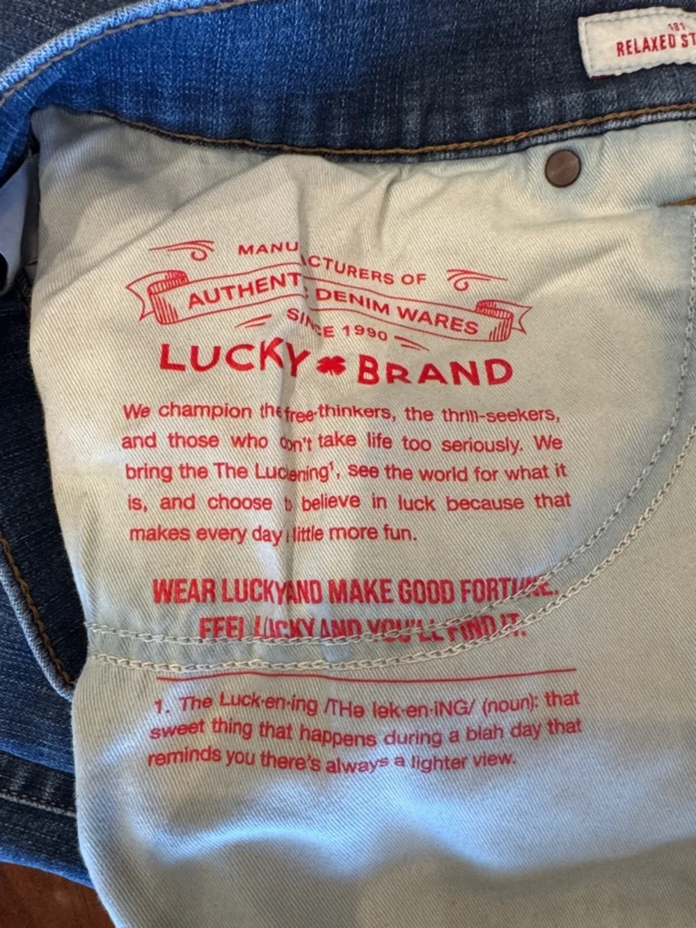 Lucky Brand Men’s Boot Cut Jeans - Medium Blue Denim
